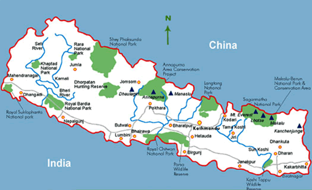 Nepal Map